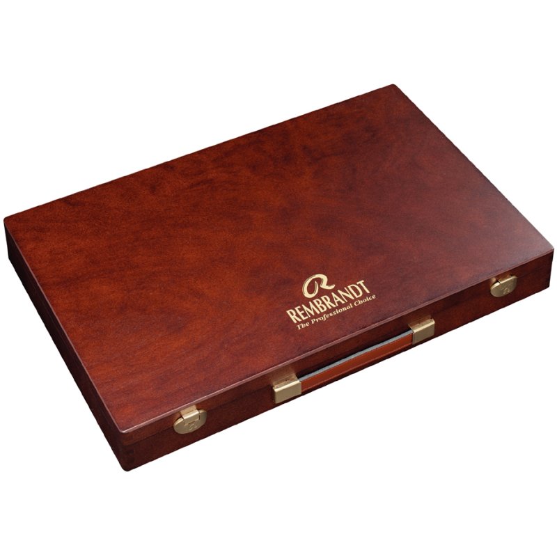 Royal Talens Rembrandt pastels tendres Master Box, 150 pièces, coffret bois